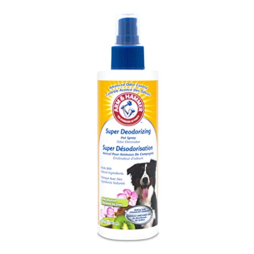 0742797787855 - ARM & HAMMER FOR PETS SUPER DEODORIZING SPRAY FOR DOGS | BEST ODOR ELIMINATING SPRAY FOR ALL DOGS & PUPPIES | FRESH KIWI BLOSSOM SCENT THAT SMELLS GREAT, 6.7 OUNCES-1 PACK (FF9367)