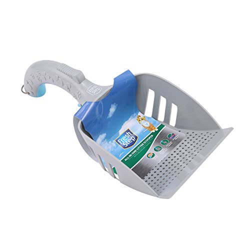 0742797876849 - FRESH STEP ALL IN ONE LITTER SCOOP | FAST AND EASY TO USE CAT LITTER SCOOPER, ERGONOMIC HANDLE GRIP KITTY LITTER SCOOPER TO SCOOP AWAY CAT LITTER