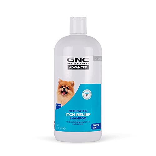 0742797896885 - GNC PETS ADVANCED DOG ITCH RELIEF SHAMPOO | ANTI ITCH DOG SHAMPOO MEDICATED DOG SHAMPOO FOR DOGS WITH DRY AND SENSITIVE SKIN | DOG SHAMPOO ITCH RELIEF MADE IN THE USA, 32 OZ