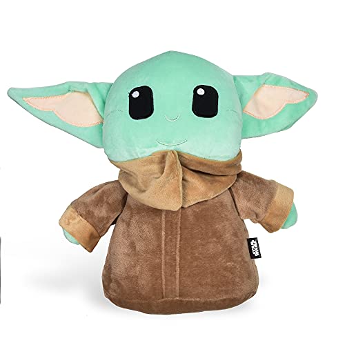 0742797897462 - STAR WARS THE MANDALORIAN THE CHILD 12 INCH PLUSH FIGURE DOG TOY | LARGE DOG CHEW TOY, SQUEAKY BABY YODA PLUSH DOG TOYS, DOG TOY FOR LARGE DOGS BABY YODA DOG TOY