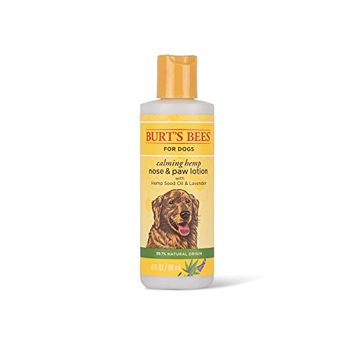 0742797908731 - BURTS BEES FOR DOGS CALMING HEMP PAW & NOSE LOTION DOG LOTION DOG PAW BALM WITH HEMP SEED OIL & LAVENDER MADE WITH NATURAL INGREDIENTS | PH BALANCED FOR DOGS, 4 OZ