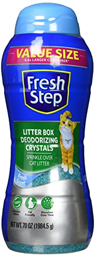 0742797923581 - FRESH STEP CAT LITTER CRYSTALS | CAT LITTER BOX DEODORIZER PRODUCT FOR ALL CATS | COMBATS CAT ODORS AND NEUTRALIZES SMELLS | FRESH SCENT, VALUE SIZE 70 OZ, 4.6X LARGER CONTAINER
