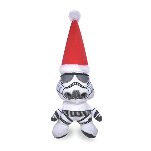 0742797938608 - STAR WARS DOG TOY STORM TROOPER TOY FOR HOLIDAYS | SANTA STORM TROOPER DOG SQUEAKY TOY DOG CHEW TOY | HOLIDAY DOG TOY STAR WARS PLUSH TOYS | 6 INCH SMALL DOG TOY