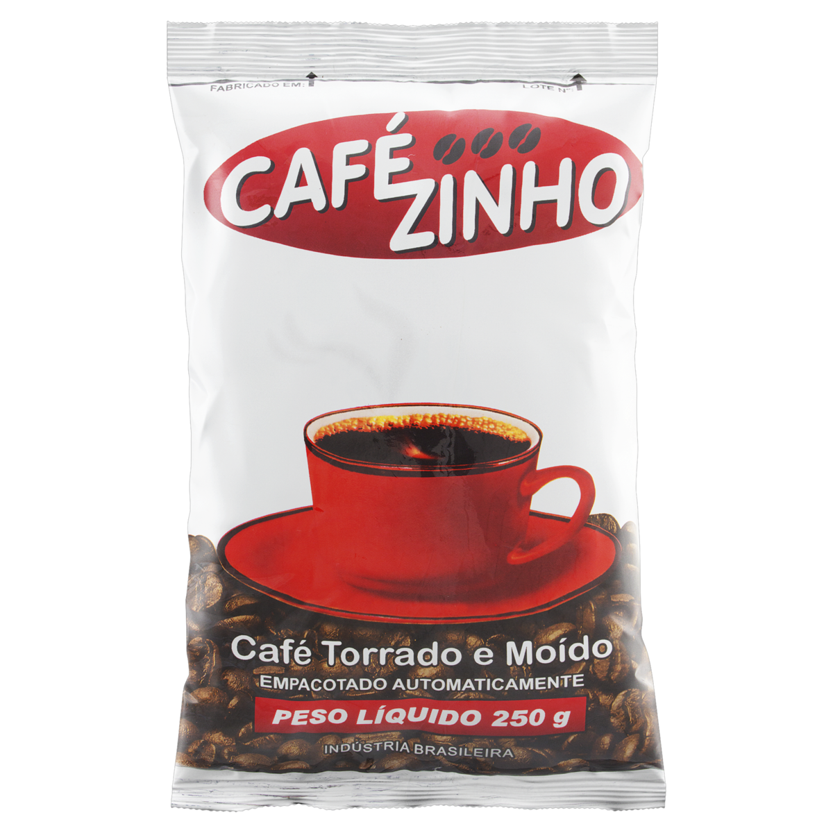 0742832924566 - CAFÉ TORRADO E MOÍDO CAFÉZINHO PACOTE 250G
