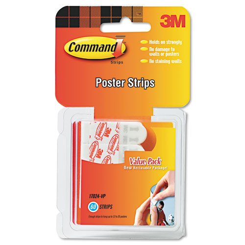 7428407576561 - MMM17024VP - COMMAND COMMUNICATIONS, INC POSTER STRIPS VALUE PACK