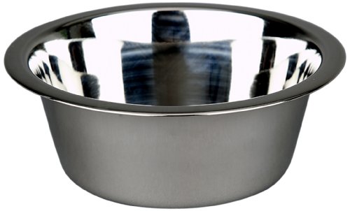 0742853022067 - ADVANCE PET PRODUCTS STAINLESS STEEL FEEDING BOWLS, 3-QUART