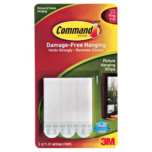 7428544270254 - COMMAND MEDIUM PICTURE HANGING STRIPS, 3-STRIP