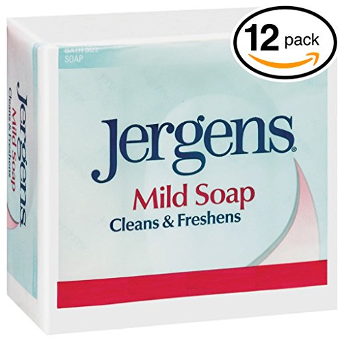 0742889447438 - (PACK OF 12 BARS) JERGENS ORIGINAL MILD BAR SOAP. LUXURIOUS LATHER THAT LEAVE SKIN FRESH & CLEAN! ALL NATURAL FORMULA FOR MEN & WOMEN. (12 BARS, 3.0OZ EACH BAR)