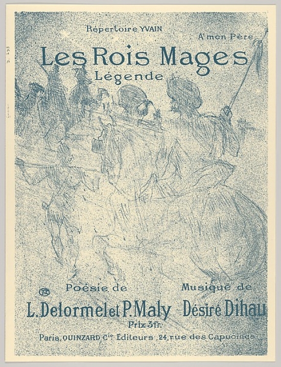 7429736534536 - LES ROIS MAGES POSTER PRINT BY HENRI DE TOULOUSE-LAUTREC (FRENCH, ALBI 1864 “1901 SAINT-ANDRÃ©-DU-BOIS) (18 X 24)