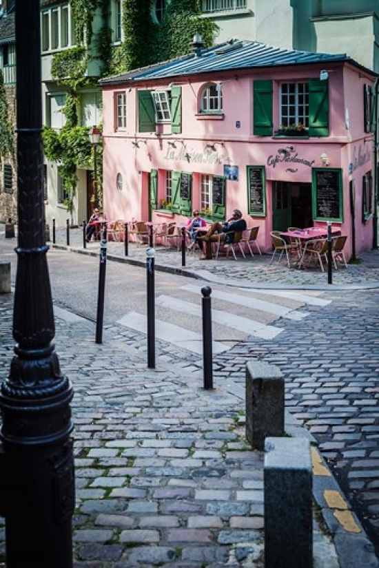 7429742574540 - HISTORIC LA MAISON ROSE CAFE IN MONTMARTRE POSTER PRINT BY BRIAN JANNSEN (19 X 28)
