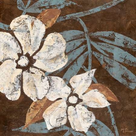 7429749964900 - FLOWERS ON CHOCOLATE I POSTER PRINT BY MARIA DONOVAN (12 X 12)