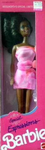 0074299055058 - BARBIE- WOOLWORTH'S SPECIAL LIMITED EDITION - ETHNIC AFRICAN AMERICAN - SPECIAL EXPRESSIONS #5505 1990