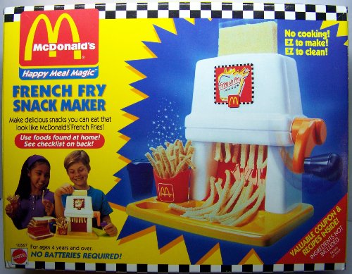 0074299105678 - MCDONALD'S 1993 HAPPY MEAL MAGIC FRENCH FRY SNACK MAKER