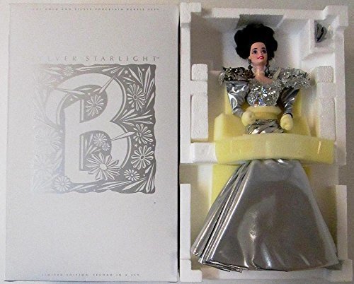 0074299113055 - BARBIE SILVER STARLIGHT BARBIE PORCELAIN LIMITED EDITION SERIAL # 00846 (1993 TIMELESS CREATIONS) IMPORTED GOODS