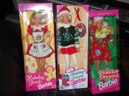 0074299155093 - SPECIAL EDITION HOLIDAY BARBIE DOLLS SET OF 3