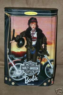 0074299204418 - HARLEY-DAVIDSON MOTORCYCLES BARBIE, RED HEAD TITIAN CLOSED MOUTH HEAD SCULPT