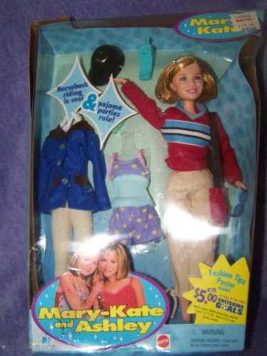 0074299258770 - MARY-KATE AND ASHLEY DOLL WITH TWO OUTFITS--MARY-KATE 1999
