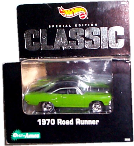 0074299265952 - HOT WHEELS - AMES CLASSIC SPECIAL EDITION - 1970 ROAD RUNNER (GREEN) 1:64 SCALE
