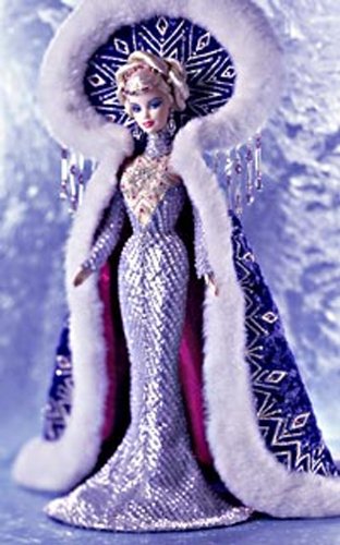 0074299508400 - 2001 BARBIE COLLECTIBLES - BOB MACKIE INTERNATIONAL BEAUTY COLLECTION - FANTASY GODDESS OF ARCTIC BARBIE