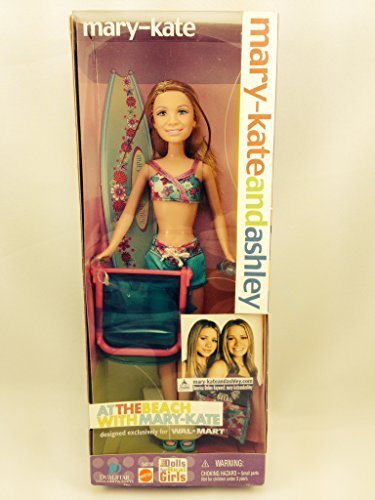 0074299542305 - MARY-KATE AND ASHLEY AT THE BEACH WITH MARY KATE OLSEN DOLL MADE EXLUSIVELY FOR WAL-MART