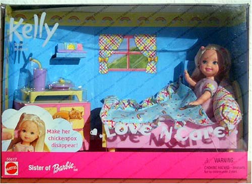 0074299566172 - BARBIE KELLY LOVE 'N CARE - MAKE HER CHICKENPOX DISAPPEAR
