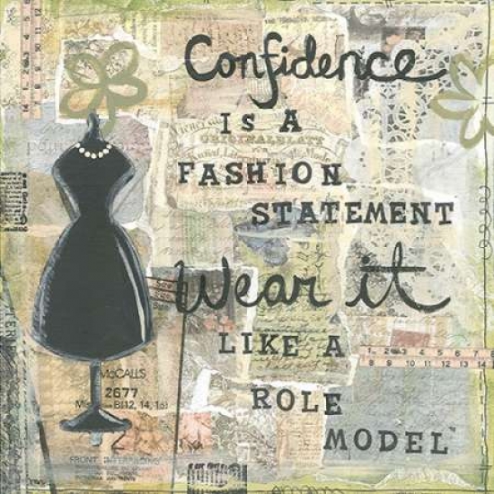 7430013777706 - CONFIDENCE POSTER PRINT BY MONICA MARTIN (24 X 24)