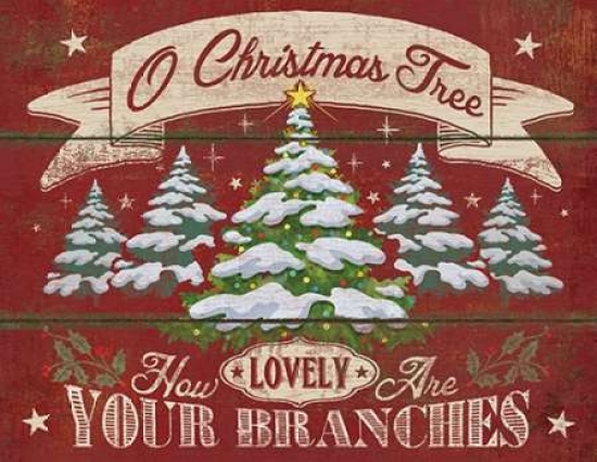 7430013782786 - O CHRISTMAS TREE POSTER PRINT BY P.S. ART STUDIOS (22 X 28)