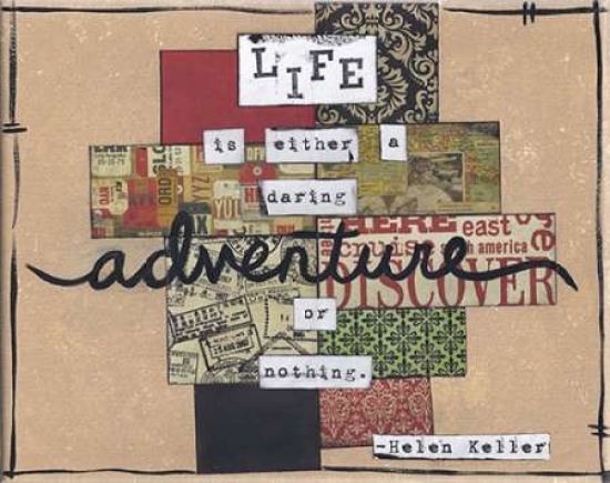 7430013878847 - LIFE IS AN ADVENTURE POSTER PRINT BY MONICA MARTIN (22 X 28)
