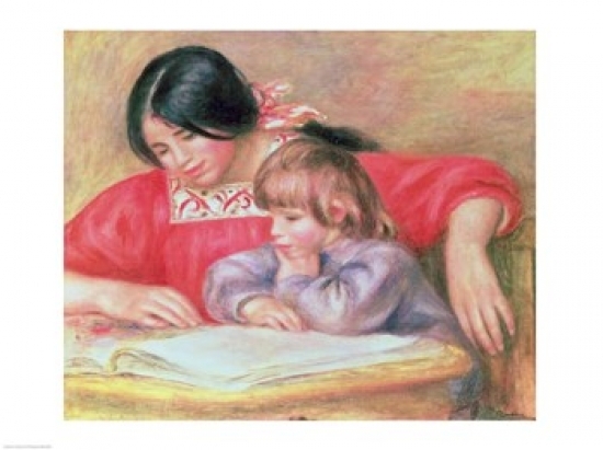 7430027639687 - LEONTINE AND COCO POSTER PRINT BY PIERRE-AUGUSTE RENOIR (36 X 24)