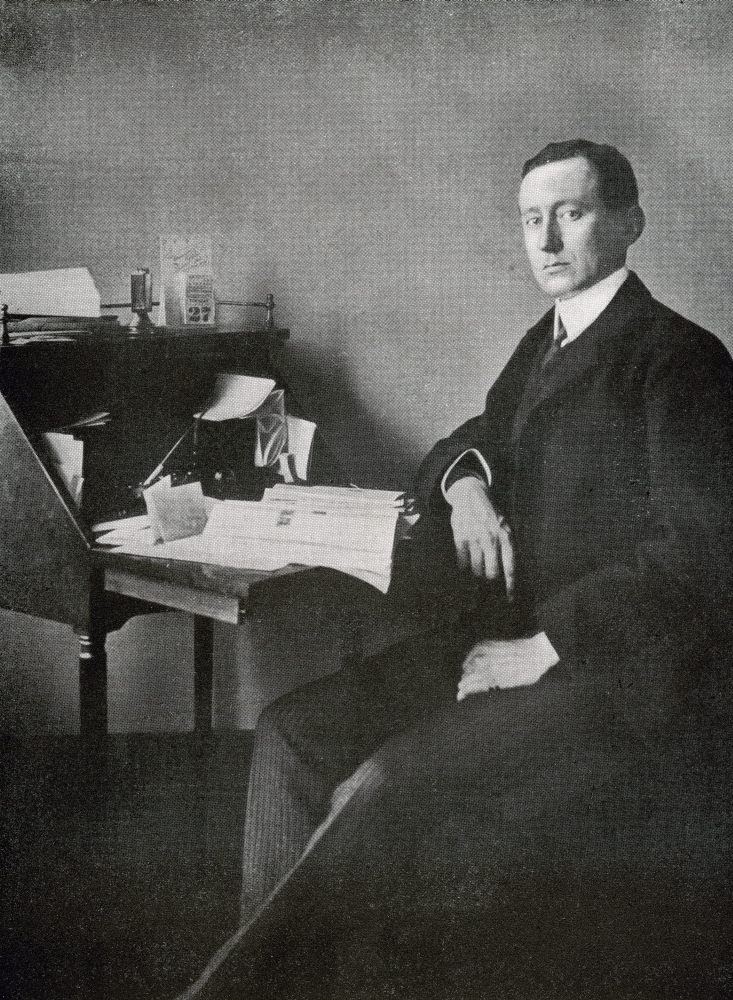 7430035263263 - GUGLIELMO MARCONI 1874 TO 1937 ITALIAN INVENTOR FROM THE BOOK THE YEAR 1912 ILLUSTRATED PUBLISHED LONDON 1913 (12 X 17)