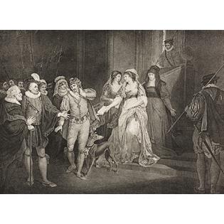 7430035281212 - ALLS WELL THAT ENDS WELL ACT V SCENE III ROUSILLON THE COUNTS PALACE KING COUNTESS LAFEU BERTRAM HELENA DIANA (17 X 12)