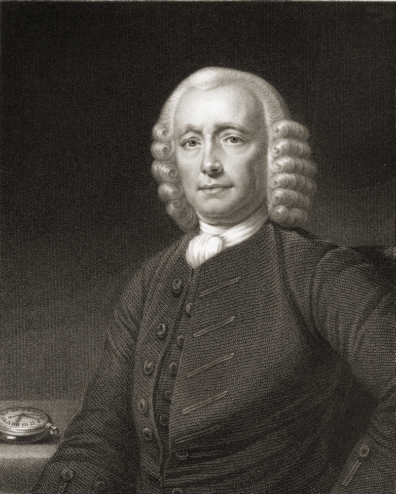 7430036690600 - JOHN HARRISON 1693-1776. ENGLISH HOROLOGIST AND INVENTOR. FROM THE BOOK _GALLERY OF PORTRAITS PUBLISHED LONDON 1833.