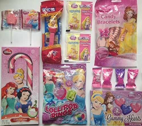 0743074845398 - DISNEY PRINCESS CANDY GIFT SET (13 PIECE) PERFECT FOR VALENTINE, EASTER, BIRTHDAY