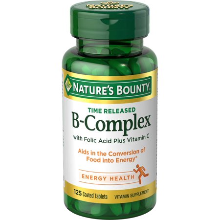0074312005305 - NATURES BOUNTY B- + C TIME RELEASE HIGH POTENCY VITAMIN TABLETS 100 TABLET