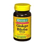 0074312476525 - GINKGO BILOBA EXTRACT 60 MG, 60 TABLET,60 COUNT