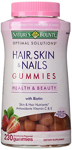 0074312591082 - NATURE'S BOUNTY HAIR SKIN AND NAILS, 230 GUMMIES