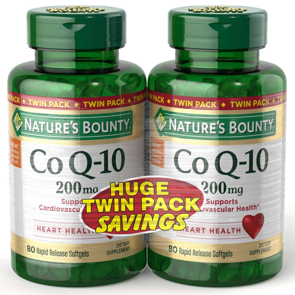 0007431279340 - NATURE’S BOUNTY CO Q-10 200 MG RAPID RELEASE SOFTGELS TWIN PACK