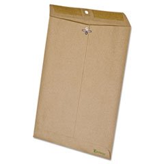 0074319197058 - AMPAD CORP ENVIROTECH RECYCLED CLASP ENVELOPE, SIDE SEAM, 9 X 12, NATURAL BROWN, 110/BOX