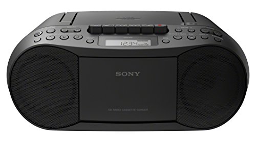 7432409229226 - SONY CFDS70BLK CD/CASSETTE BOOMBOX HOME AUDIO RADIO, BLACK