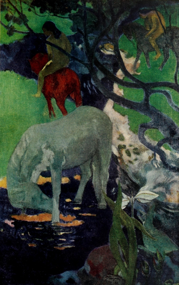 7433209559551 - THE WHITE HORSE 1898 POSTER PRINT BY P. GAUGUIN (18 X 24)