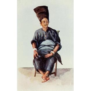 7433209579504 - THE FACE OF CHINA 1909 SHAN WOMAN POSTER PRINT BY EMILY G. KEMP (24 X 36)