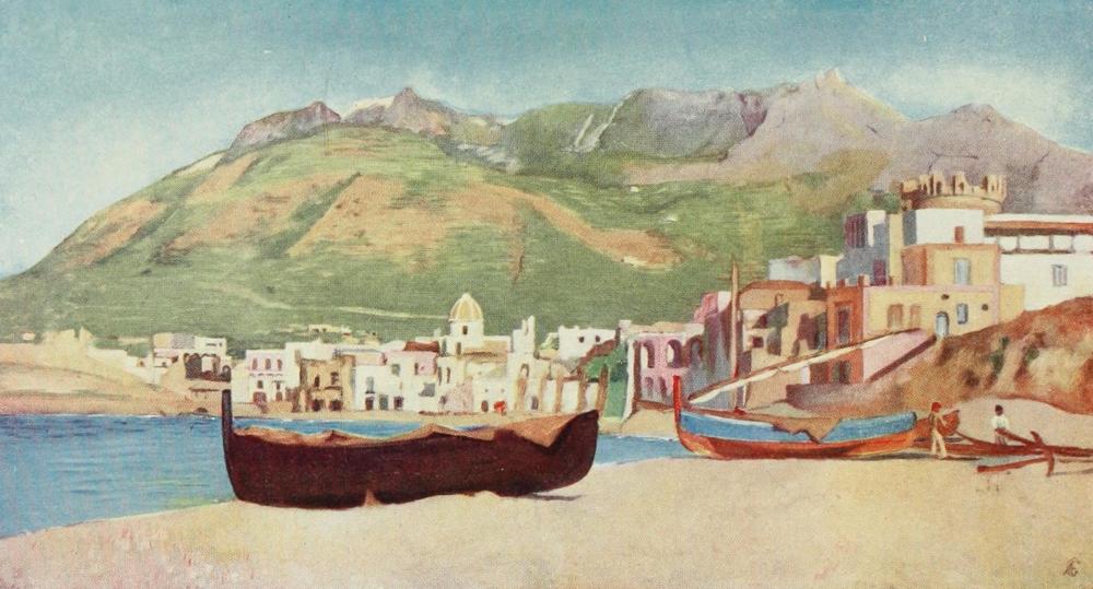 7433210355333 - NAPLES 1904 FORIO, ISCHIA POSTER PRINT BY AUGUSTINE FITZGERALD (18 X 24)