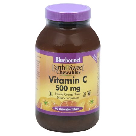 0743715005051 - EARTH SWEET VITAMIN C-500 90 CHEWABLE TABLETS 500 MG,1 COUNT