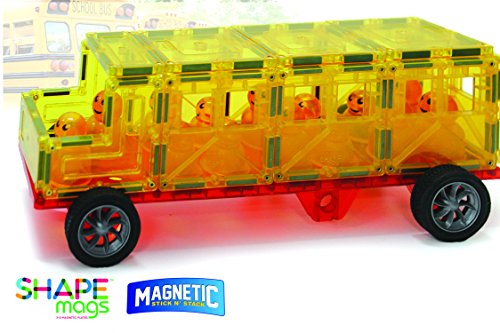0743724353570 - AWARD WINNING SHAPE MAGS 38 PIECE SCHOOL BUS WITH FIGURES INCLUDE
