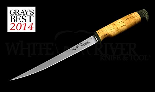 0743724384307 - WHITE RIVER KNIFE & TOOL 8 FILLET KNIFE ULTRA LIGHT CORK HANDLE 440C STAINLESS STEEL WRF8-CORK