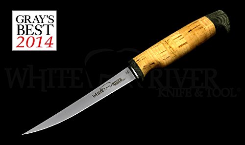 0743724384772 - WHITE RIVER KNIFE & TOOL 6 FILLET KNIFE ULTRA LIGHT CORK HANDLE 440C STAINLESS STEEL WRF6-CORK