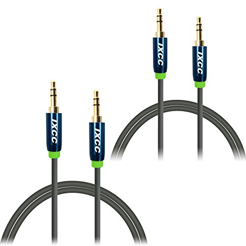 0743724575330 - IXCC MALE TO MALE 3.5MM UNIVERSAL AUXILIARY AUDIO STEREO CABLE FOR ALL 3.5MM-ENABLED DEVICES (3 FEET, SET OF 2)