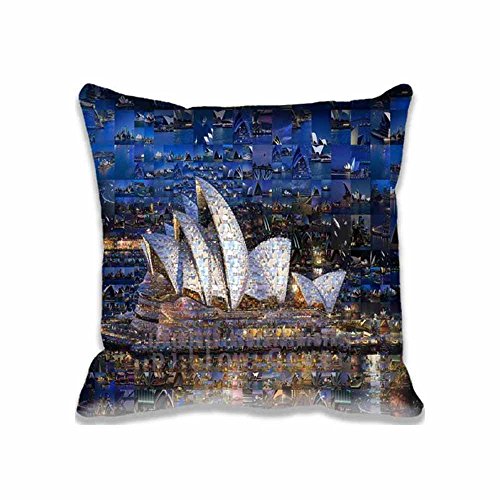 7437360418177 - SIDNEY TRAVEL PILLOW CASES PRINTED CUTE TRAVEL PILLOW SHAMS COMFORTER BEDROOM & LIVING ROOM DECORATIVE BED PILLOW COVERS TWO SIDES
