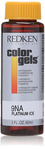 0743877060714 - REDKEN COLOR GELS PERMANENT CONDITIONING 9NA PLATINUM ICE FOR UNISEX 2 OZ, 2 OUNCE