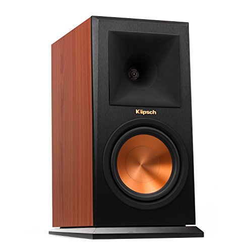 0743878027686 - KLIPSCH RP-160M REFERENCE PREMIERE MONITOR SPEAKERS WITH 6.5 INCH CERAMETALLIC CONE WOOFER - PAIR (CHERRY)